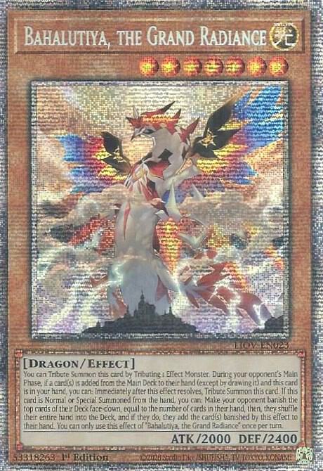Bahalutiya, the Grand Radiance (Starlight Rare) LIOV-EN023 card from Lightning Overdrive