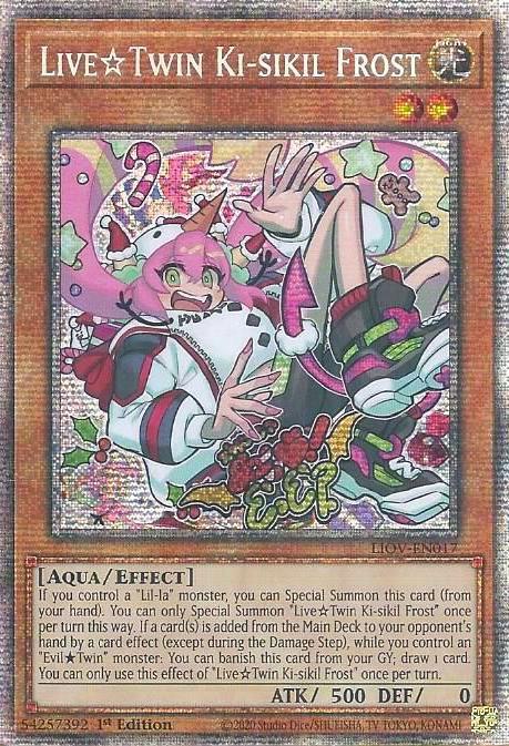 Live Twin Ki-sikil Frost (Starlight Rare) LIOV-EN017 card from Lightning Overdrive