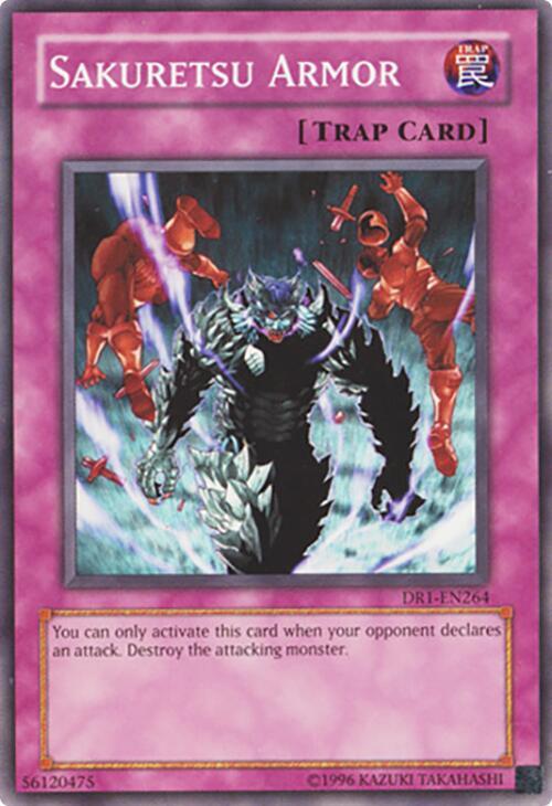 Sakuretsu Armor DR1-EN264 card from Dark Revelation Volume 1