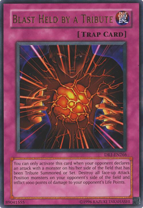 Blast Held by a Tribute DR1-EN266 card from Dark Revelation Volume 1