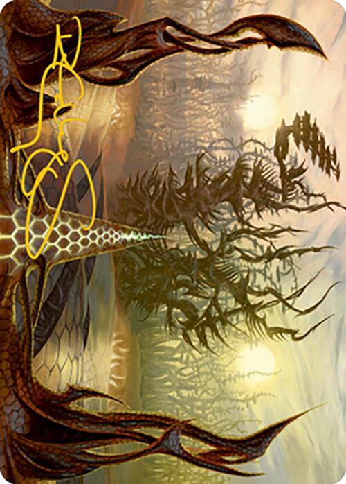 Thornglint Bridge Art Card (Gold-Stamped Signature) 81 card from Art Series: Modern Horizons 2
