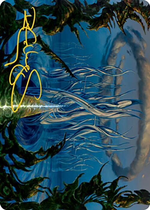 Tanglepool Bridge Art Card (Gold-Stamped Signature) 80 card from Art Series: Modern Horizons 2