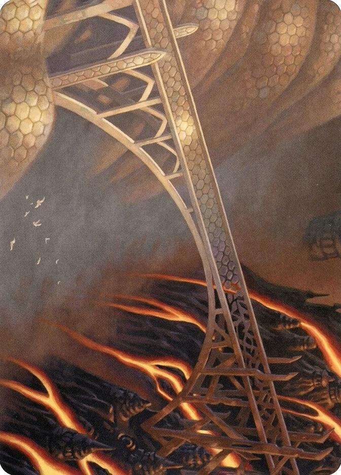 Rustvale Bridge Art Card 77 card from Art Series: Modern Horizons 2