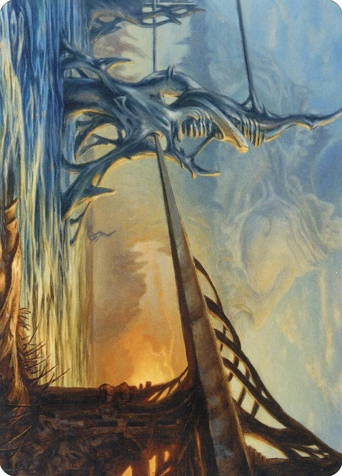 Razortide Bridge Art Card 76 card from Art Series: Modern Horizons 2
