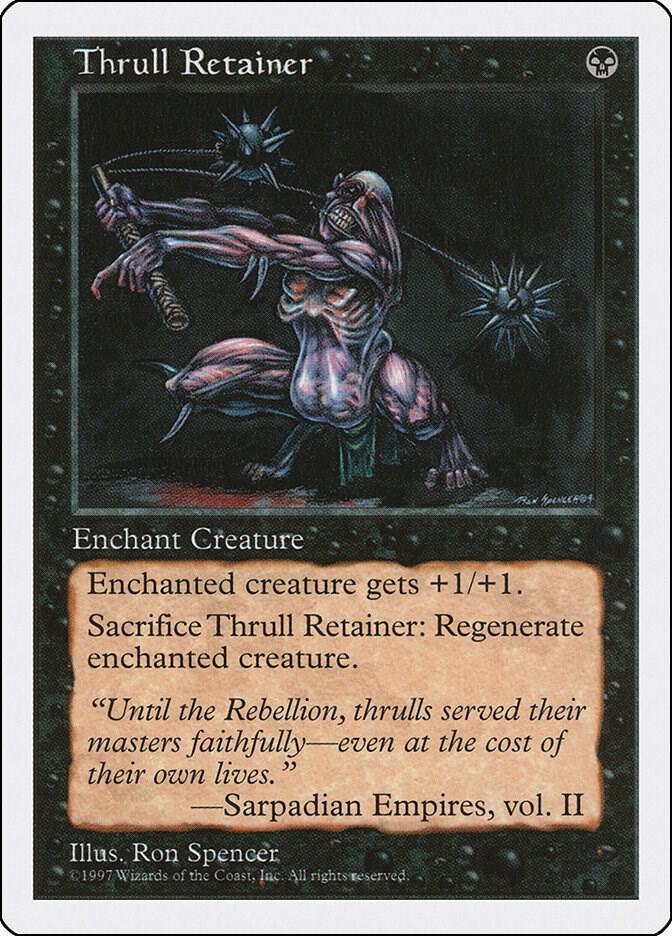 Thrull Retainer card from Fifth Edition