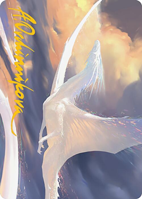 Timeless Dragon Art Card (Gold-Stamped Signature) 9 card from Art Series: Modern Horizons 2