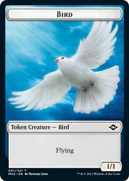 Bird Token 1 card from Modern Horizons 2