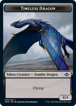 Timeless Dragon Token 4 card from Modern Horizons 2