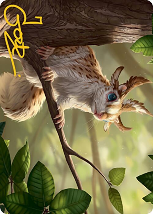 Squirrel Sovereign Art Card (Gold-Stamped Signature) 71 card from Art Series: Modern Horizons 2