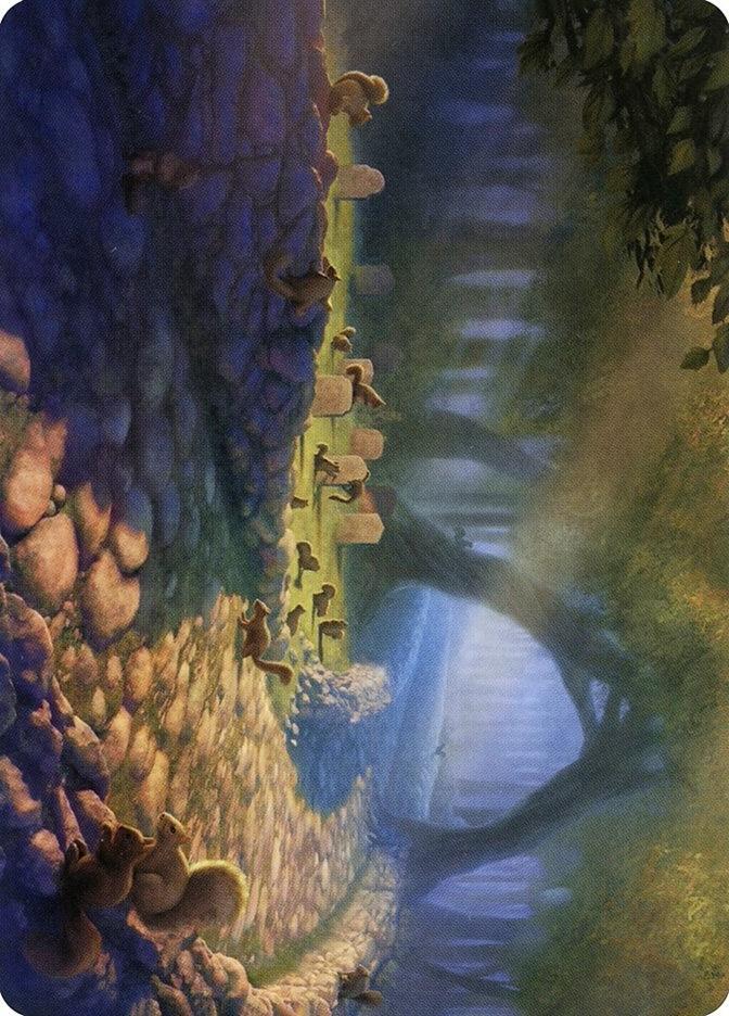 Squirrel Sanctuary Art Card 70 card from Art Series: Modern Horizons 2
