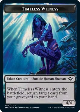 Timeless Witness Token 5 card from Modern Horizons 2