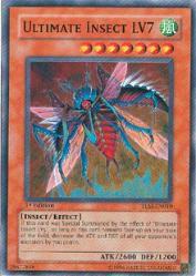 Ultimate Insect LV7 TLM-EN010 card from The Lost Millennium