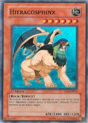 Hieracosphinx TLM-EN012 card from The Lost Millennium