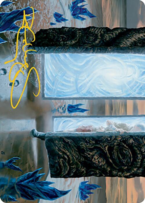 Step Through Art Card (Gold-Stamped Signature) 21 card from Art Series: Modern Horizons 2