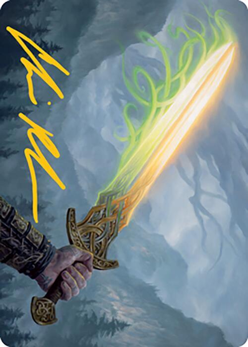 Sword of Hearth and Home Art Card (Gold-Stamped Signature) 64 card from Art Series: Modern Horizons 2