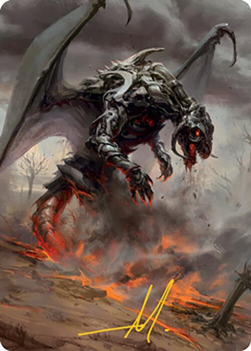 Scion of Draco Art Card (Gold-Stamped Signature) 62 card from Art Series: Modern Horizons 2