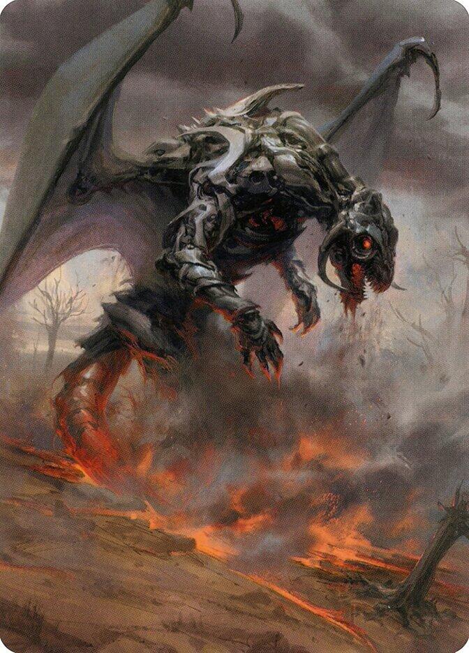 Scion of Draco Art Card 62 card from Art Series: Modern Horizons 2