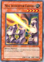 Moai Interceptor Cannons TLM-EN014 card from The Lost Millennium