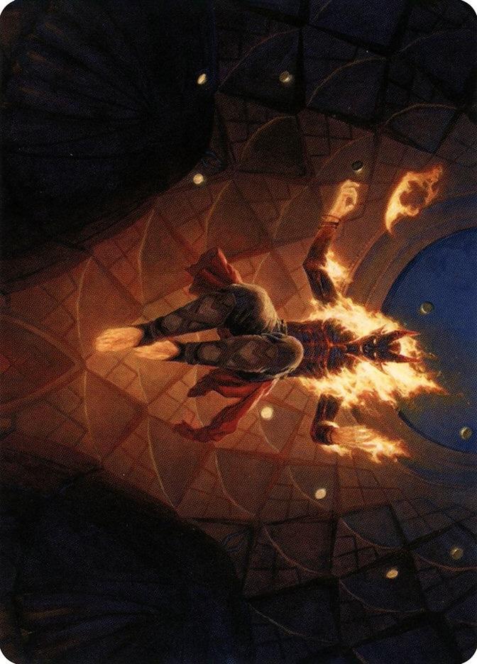 Yusri, Fortune's Flame Art Card 60 card from Art Series: Modern Horizons 2
