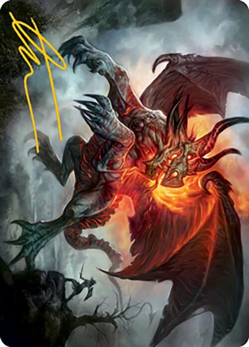 Piru, the Volatile Art Card (Gold-Stamped Signature) 58 card from Art Series: Modern Horizons 2