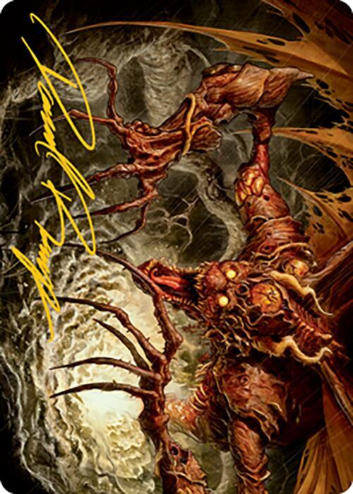 Archfiend of Sorrows Art Card (Gold-Stamped Signature) 26 card from Art Series: Modern Horizons 2