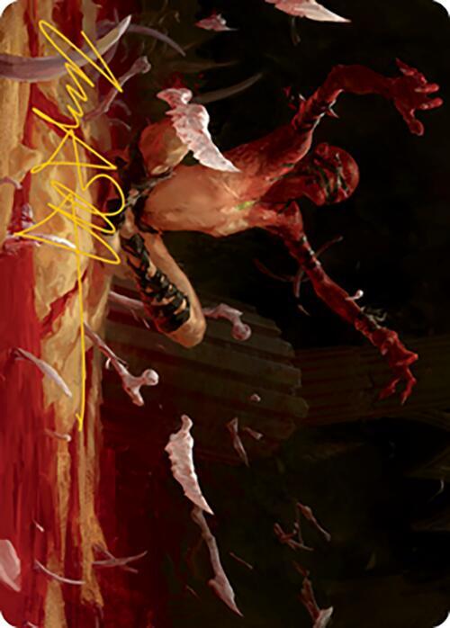 Bone Shards Art Card (Gold-Stamped Signature) 27 card from Art Series: Modern Horizons 2