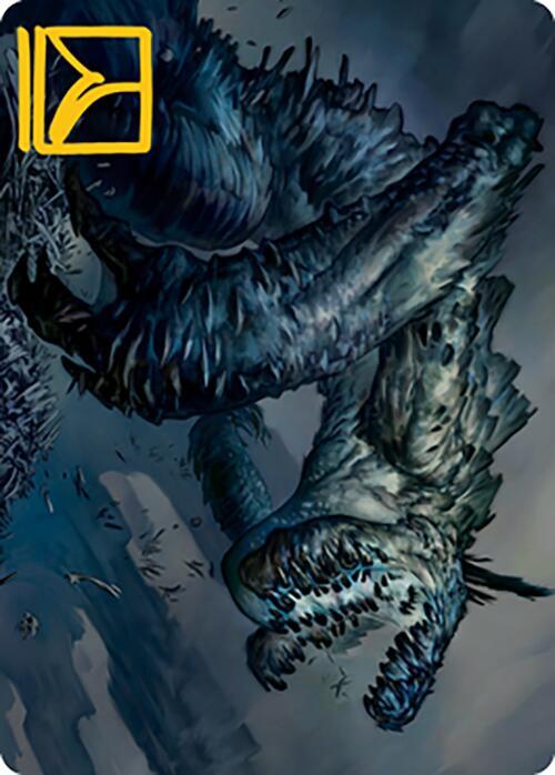 Necrogoyf Art Card (Gold-Stamped Signature) 31 card from Art Series: Modern Horizons 2