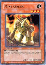 Mine Golem TLM-EN018 card from The Lost Millennium