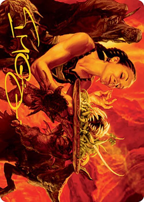 Chef's Kiss Art Card (Gold-Stamped Signature) 34 card from Art Series: Modern Horizons 2
