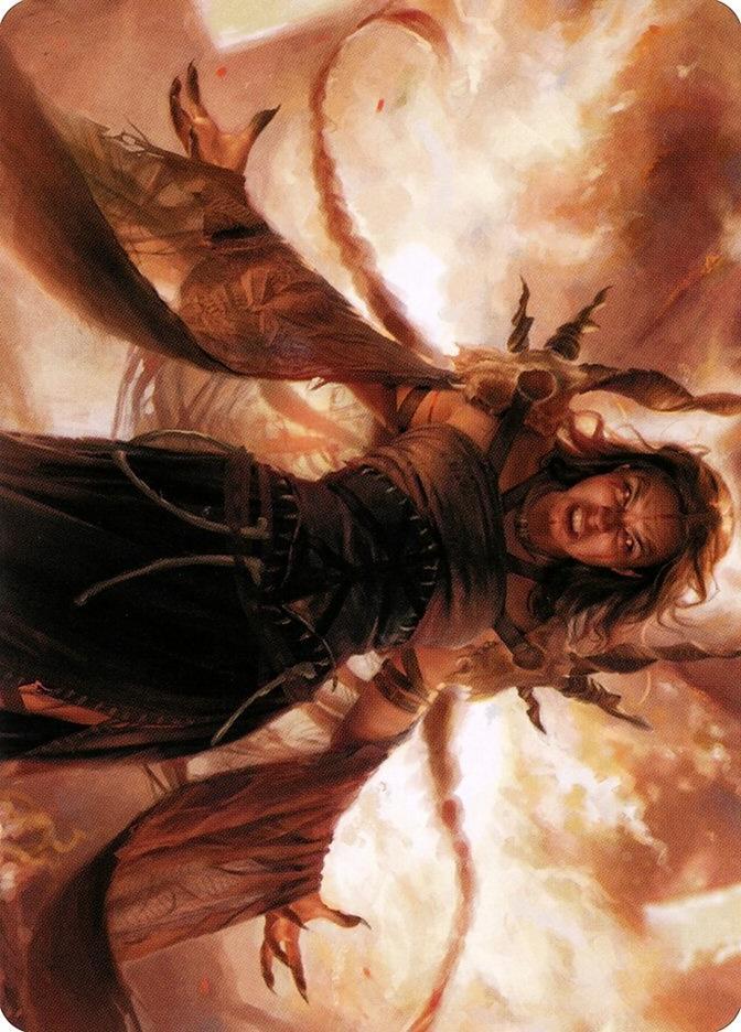 Dragon's Rage Channeler Art Card 35 card from Art Series: Modern Horizons 2