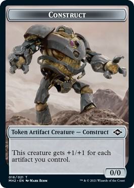 Construct Token 16 card from Modern Horizons 2