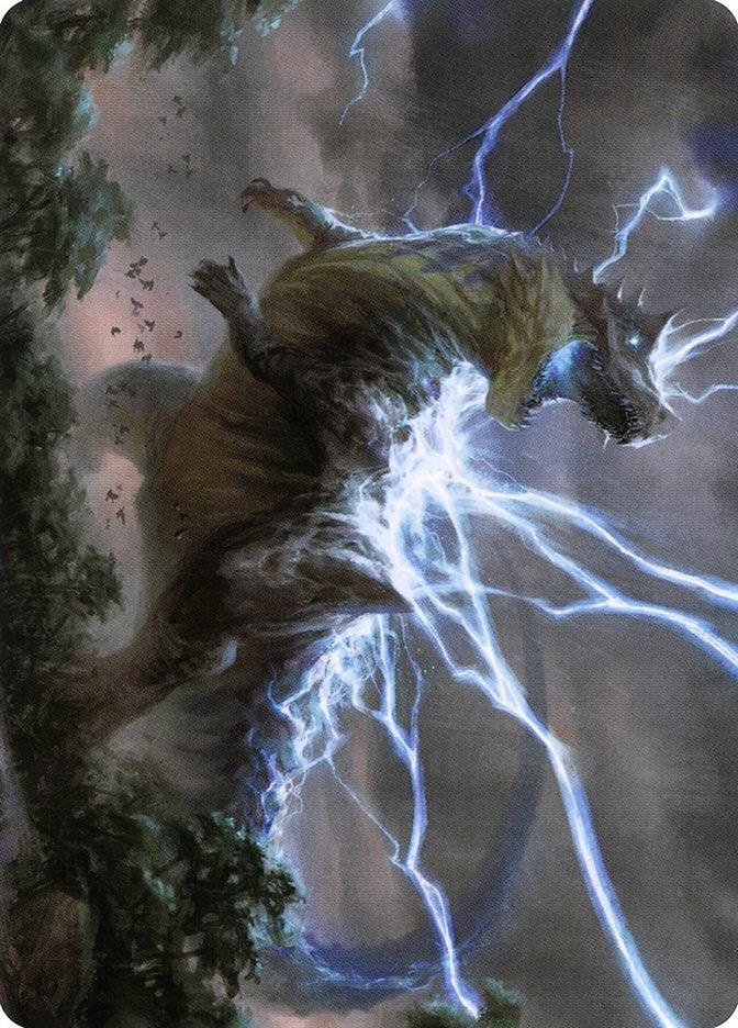 Thrasta, Tempest's Roar Art Card (41/81) card from Art Series: Modern Horizons 2