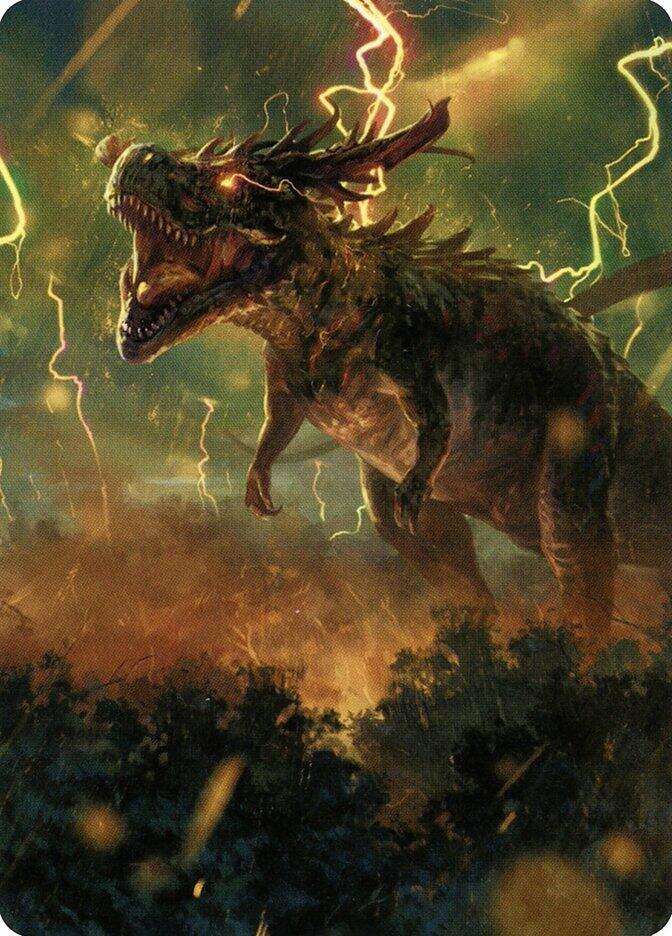 Thrasta, Tempest's Roar Art Card (42/81) card from Art Series: Modern Horizons 2