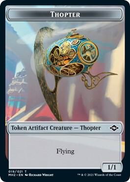 Thopter Token 19 card from Modern Horizons 2