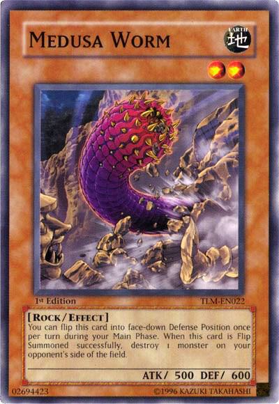 Medusa Worm TLM-EN022 card from The Lost Millennium
