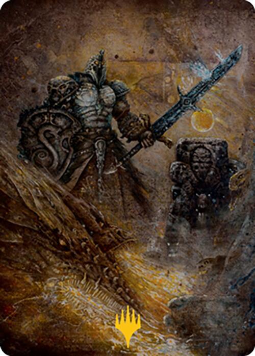 Dakkon, Shadow Slayer Art Card (48/81) (Gold-Stamped) card from Art Series: Modern Horizons 2