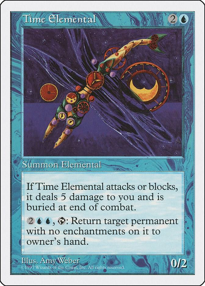 Time Elemental 129 card from Fifth Edition