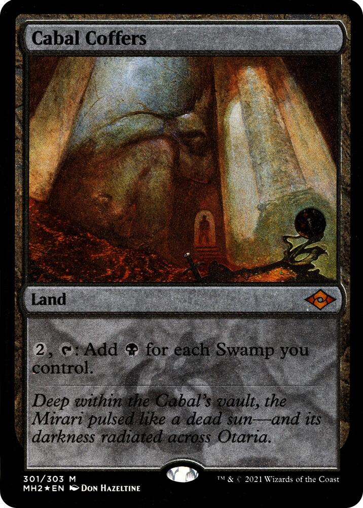 Cabal Coffers (Foil Etched) 301 card from Modern Horizons 2