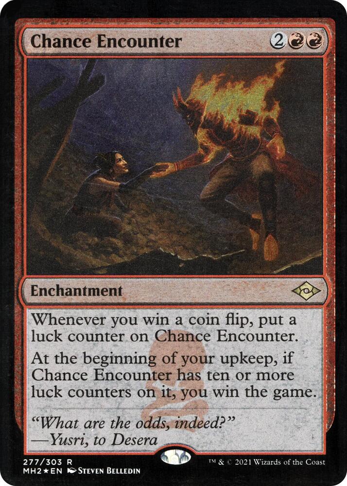 Chance Encounter (Foil Etched) 277 card from Modern Horizons 2