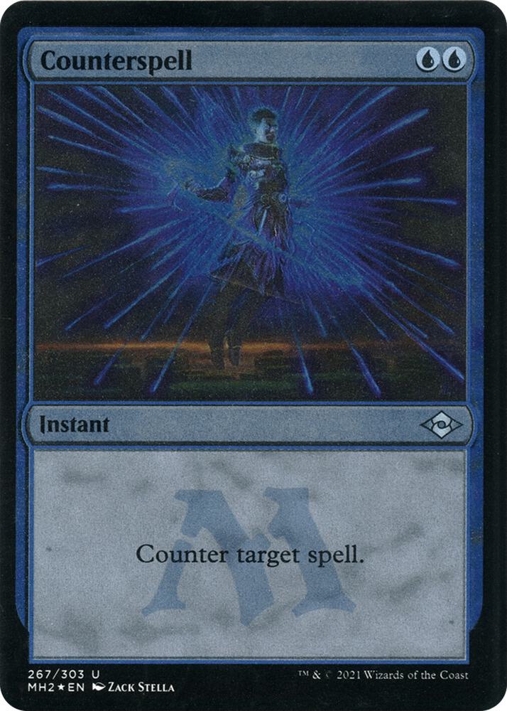 Counterspell (Foil Etched) 267 card from Modern Horizons 2