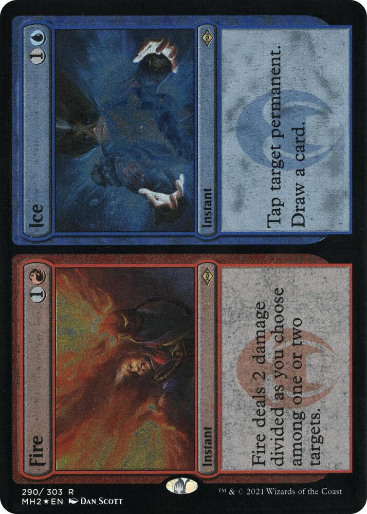 Fire // Ice (Foil Etched) 290 card from Modern Horizons 2