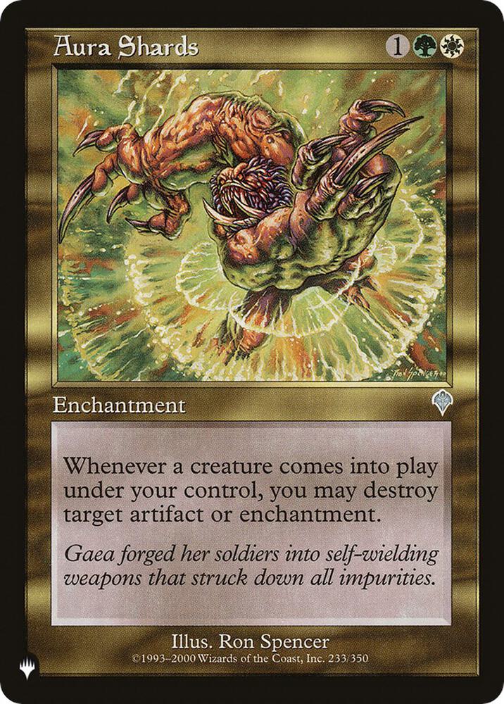 Aura Shards (INV) 233/350 card from The List Reprints