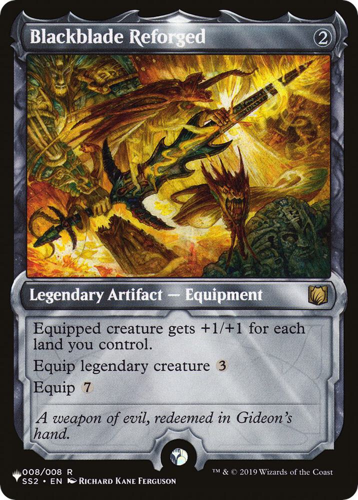 Blackblade Reforged 008/008 card from The List Reprints