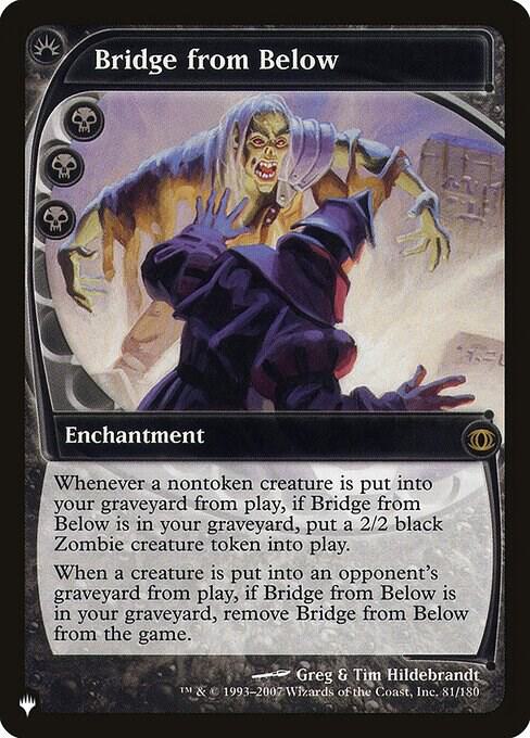 Bridge from Below 81/180 card from The List Reprints