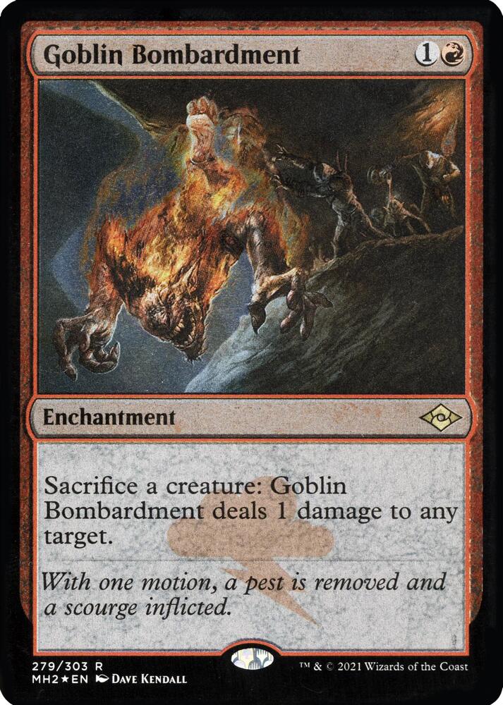 Goblin Bombardment (Foil Etched) 279 card from Modern Horizons 2