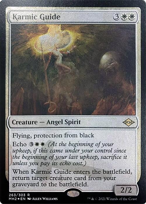 Karmic Guide (Foil Etched) 263 card from Modern Horizons 2
