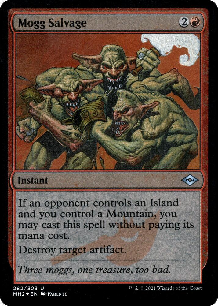 Mogg Salvage (Foil Etched) 282 card from Modern Horizons 2