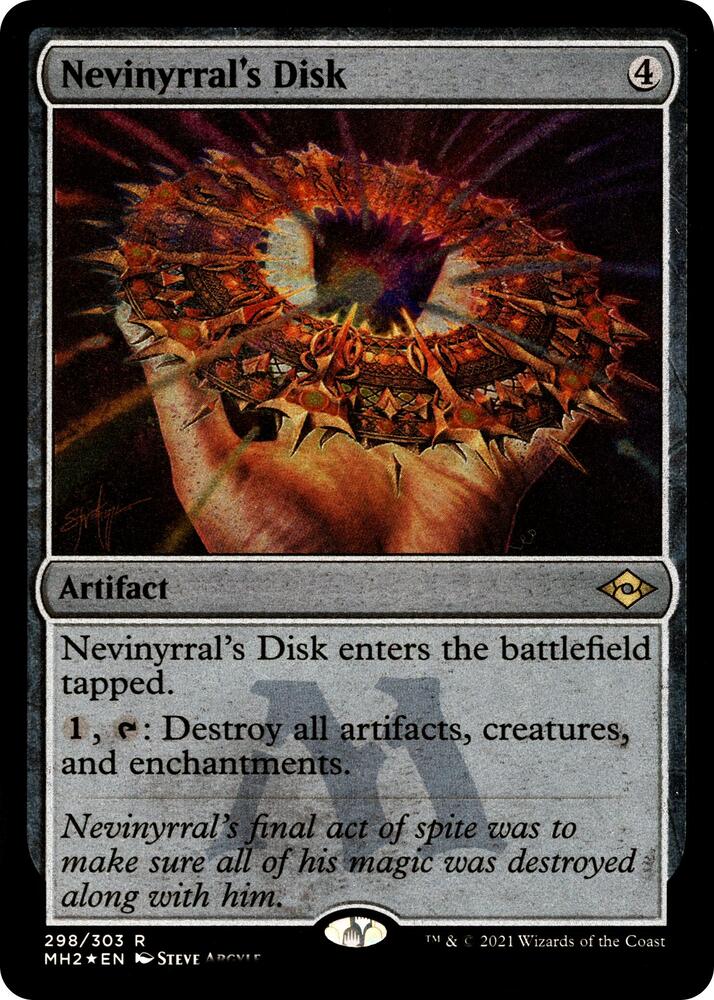 Nevinyrral's Disk (Foil Etched) 298 card from Modern Horizons 2