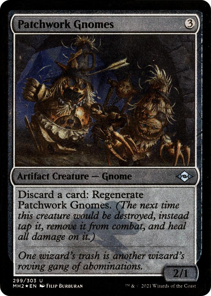 Patchwork Gnomes (Foil Etched) 299 card from Modern Horizons 2