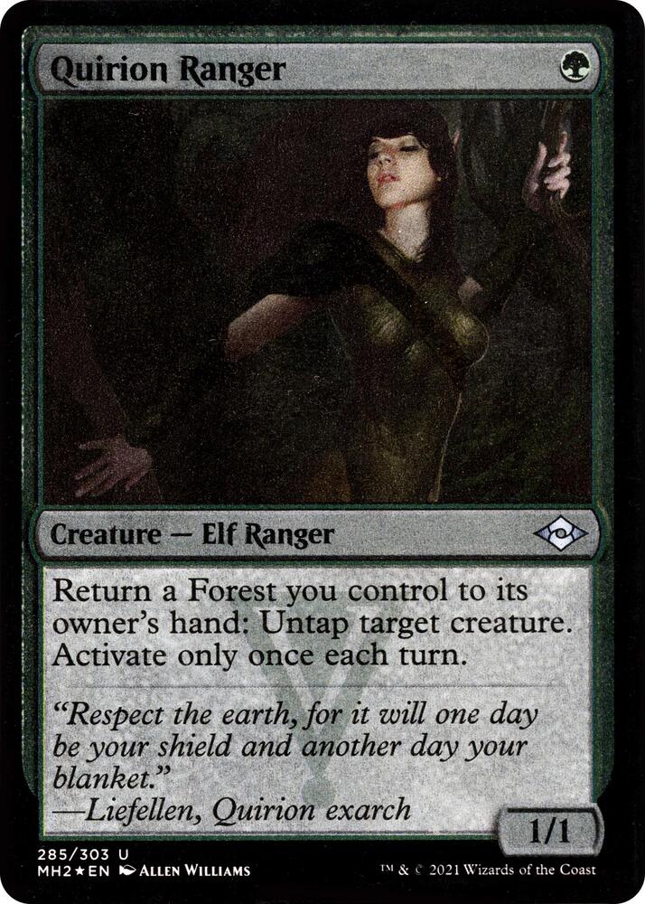Quirion Ranger (Foil Etched) 285 card from Modern Horizons 2